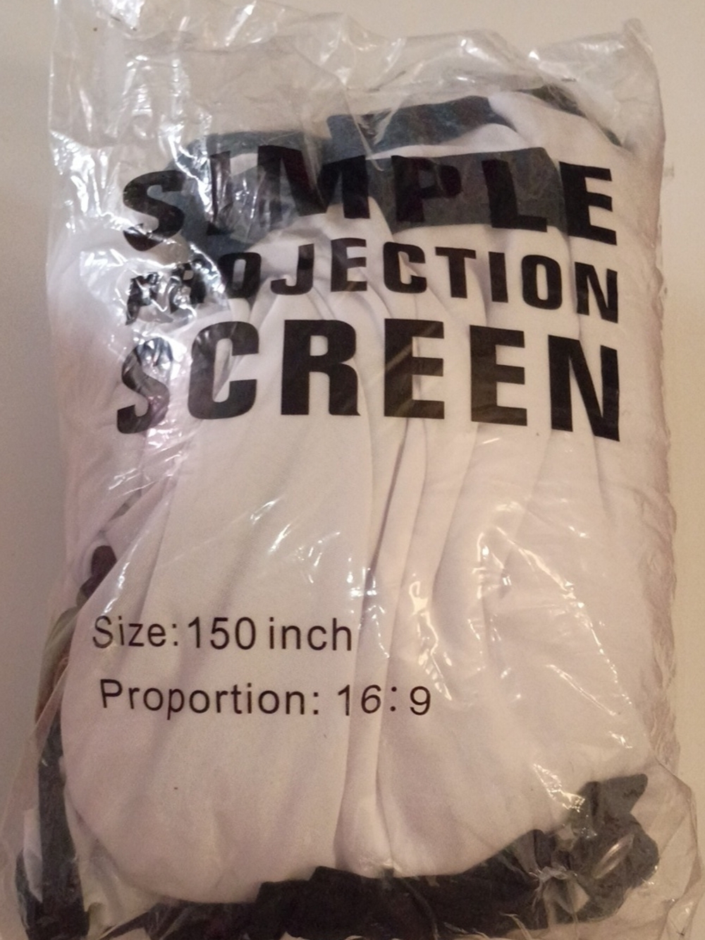 150 Inch Cloth Projection Projector Screen - Picture 2 of 4